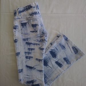 WOW Brazillian Jeans Tie Dye Boot cut